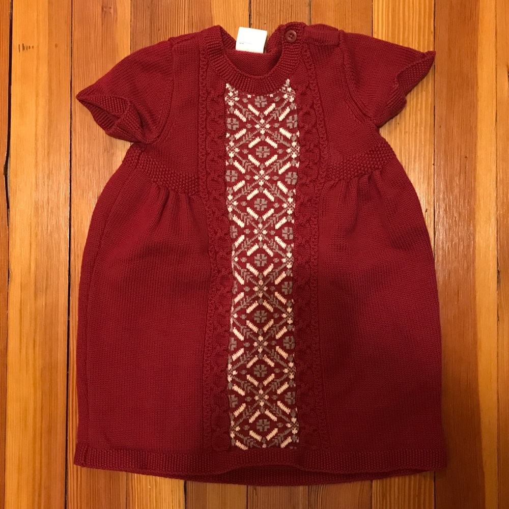 Hanna Andersson wool/cotton sweater dress size 85